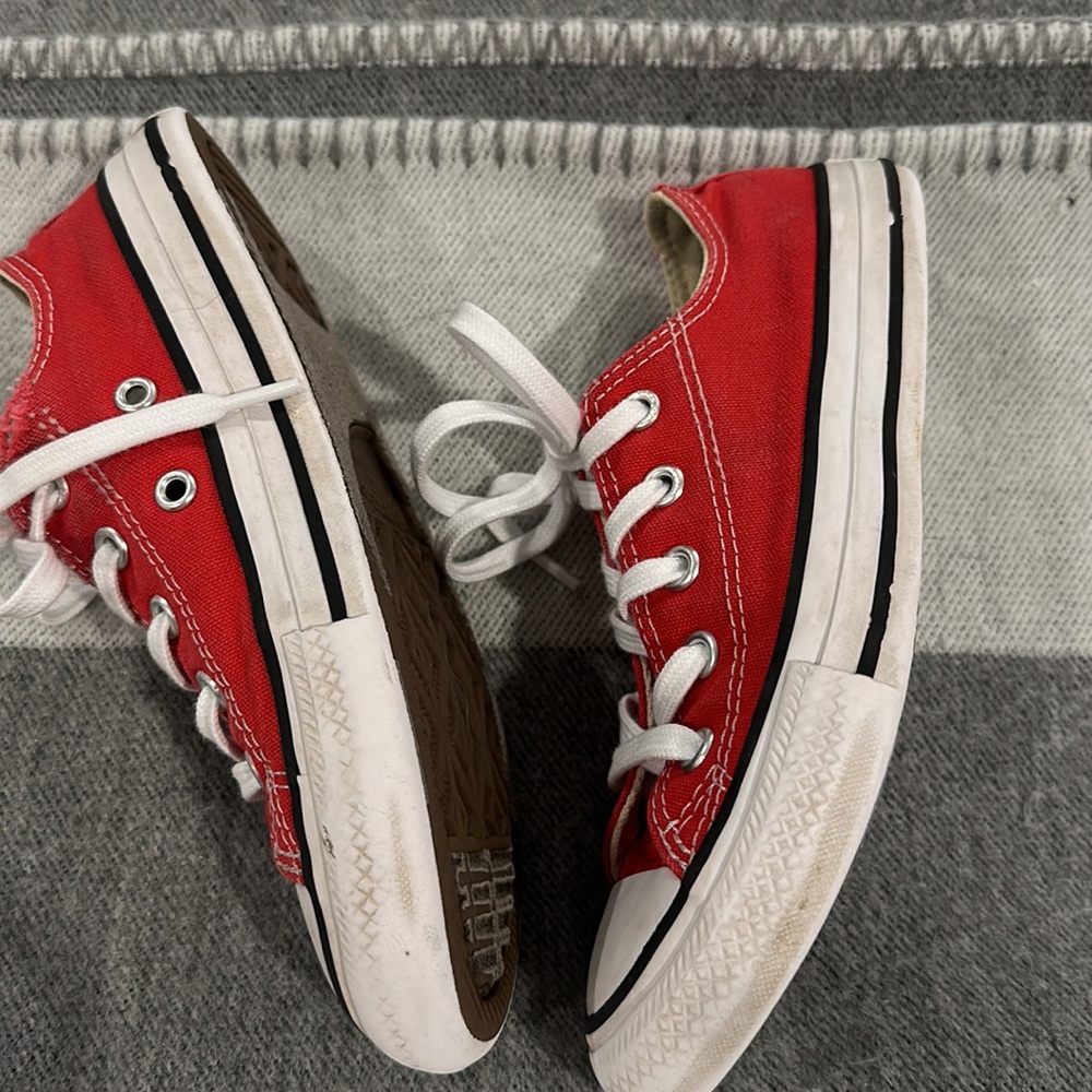 CONVERSE KIDS ALL STAR LOW TOPS SIZE 12 1/2 - Picture 2 of 14